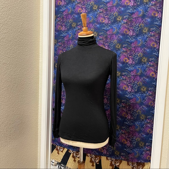 🌈 Lovely midnight turtle neck top - Picture 4 of 11